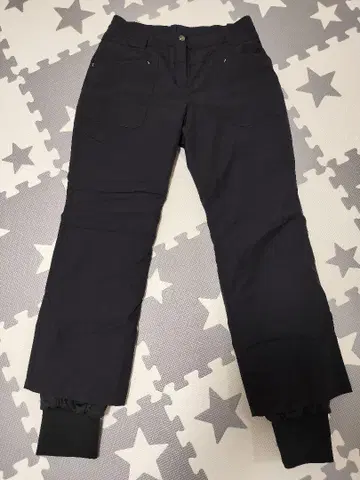 먼싱웨어 골프 팬츠 여성용 속기모 충전솜 블랙 L