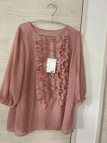 SALON, Pixie Heart 살롱픽시하트M 쉬폰 블라우스