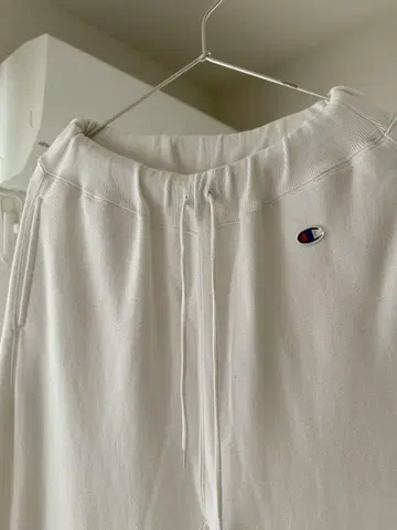 Champion 화이트 조거 팬츠 챔피언 Ray beams 콜라보