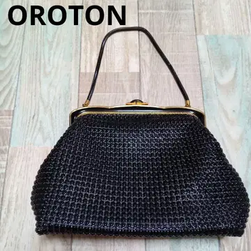 새상품급 OROTON 오로톤 파티 백 메탈 메쉬 블랙 광택