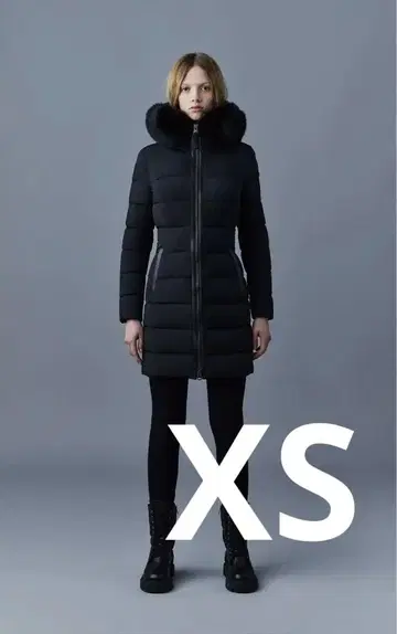 MACKAGE CALLA-BX 맥케이지 다운 XS 블랙