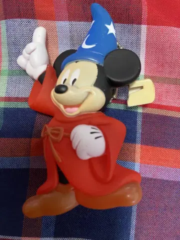 미키마우스 판타지아 라이트 배지 키링