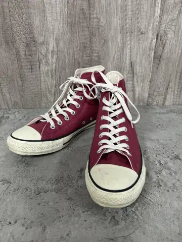 Converse AllStar 버건디 하이컷 스니커즈 26.5