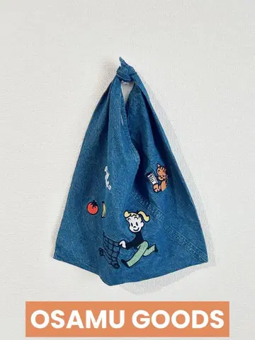 OSAMU GOODS 데님 토트백