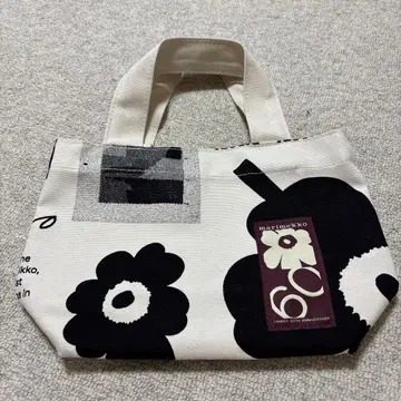 marimekko 플라워 프린트 토트백