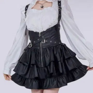 IMVAL / Frill Leather Dress