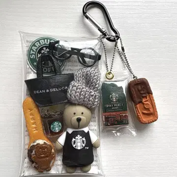 가챠 파우치 DEAN&DELUCA 곰돌이 카페