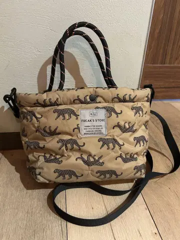 KiU FREAK'S STORE 레오파드 무늬 숄더백