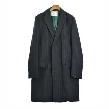 [ sacai ] 스트라이프 체스터 코트