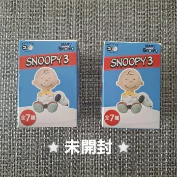 PUTITTO SNOOPY 3 피규어 가챠 미개봉 2세트