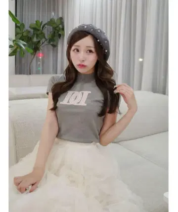 Darich DD 로고 베이직 니트탑