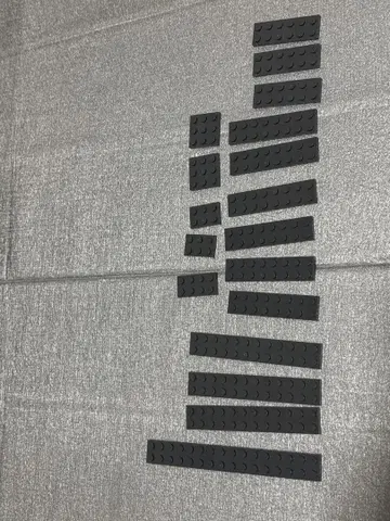 LEGO 짙은 그레이 플레이트 세트 2