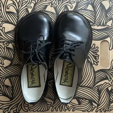 NEMETH 카모노하시 슈즈 블랙 23cm 네메스 가죽 신발 천연 가죽