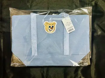 러브러리 바이 페이 올드 테디 와펜 토트백 스몰 라이트 블루