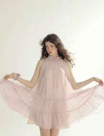 SINCETHEN Rose Quartz Mini Dress