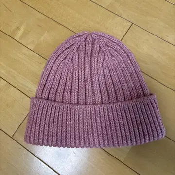 UNIQLO 핑크 니트 모자 원사이즈