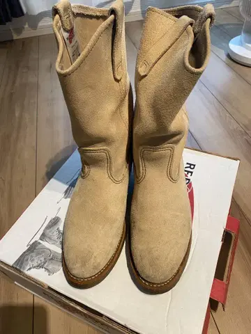 RED WING 엔지니어 부츠 베이지