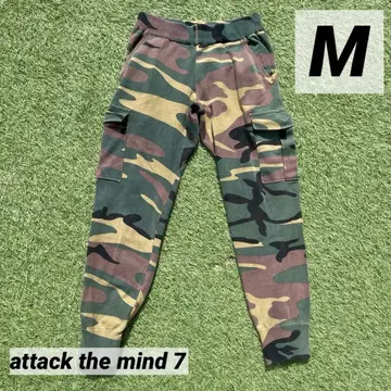 attack the mind 7 카모플라쥬 맨투맨 조거 팬츠 M 상당