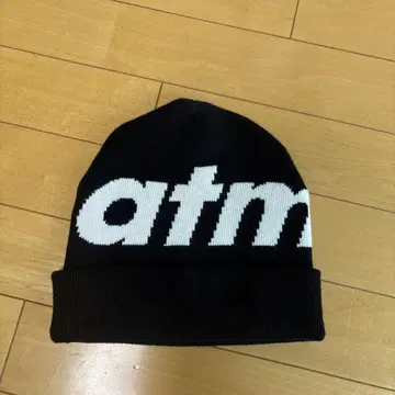 atmos 니트 모자 MA23H-HW080 블랙