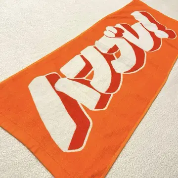 [ 새상품 ] 함브레더즈 로고 타월 오렌지 함브레 밴딩 일본 락