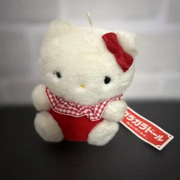 [ 레어 ] 헬로키티 딸랑이 인형 봉제 인형 [ 1995년 제조 ]