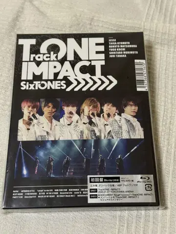 SixTONES TrackONE -IMPACT- 초회반 Blu-ray