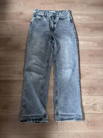 ZARA 하이웨스트 데님 완판 그레이 38 데님