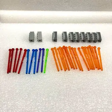 레고 스프링 슈터 활과 화살 애로우 봉 5색