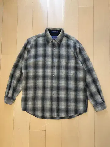 [ PENDLETON / 펜들턴 ] 옴브레 체크 무늬 셔츠 L