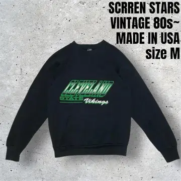 VINTAGE 스크린스타즈 맨투맨 트레이닝복 USA M 80s
