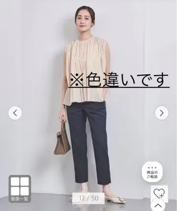 UNITED ARROWS 샤이니 슬림 팬츠 블랙 38