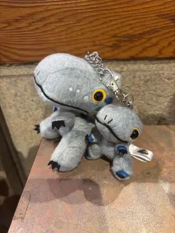 USJ 한정판 쥬라기 월드 랩터 마스코트 키체인