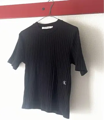 Calvin Klein Jeans 모크넥 반팔 티셔츠