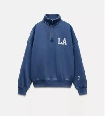 자라 ZARA 워시 가공 폴로 스웨트 셔츠 L 빈티지 택 포함 새상품