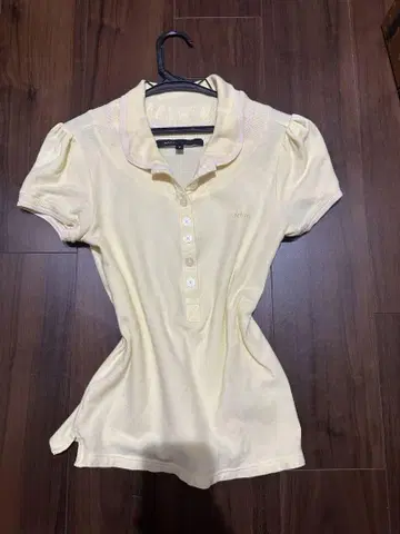 MARC JACOBS 반팔 피케 셔츠 S 연한 옐로우 컬러