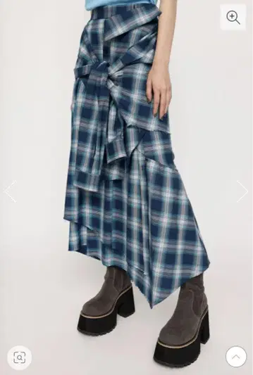 SLY DAMAGE FLANNEL 2WAY 스커트