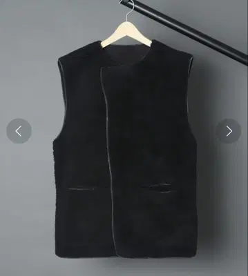 SEEALL 시올 MOUTONSHEARING 오버사이즈드 질레