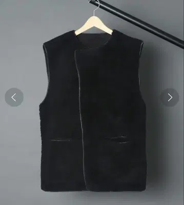 SEEALL 시올 MOUTONSHEARING 오버사이즈드 질레