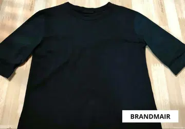BRANDMAIR 네이비 오부 소매 디자인 T셔츠 [ 불가리아 제 ] M