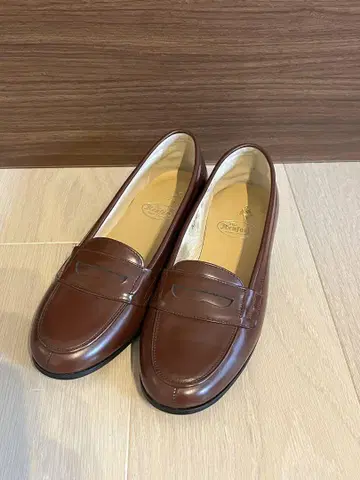 새상품 Kenford 브라운 로퍼 23cm 리걸 가죽 신발