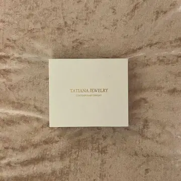 TATIANA 미뇽 에뚜왈 펄 후프 귀걸이