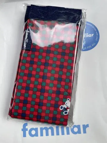 familiar 체크 무늬 에코백 슈파트
