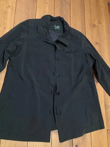 Topys 블랙 트렌치 아우터 가을 바람막이 실용적인 블랙