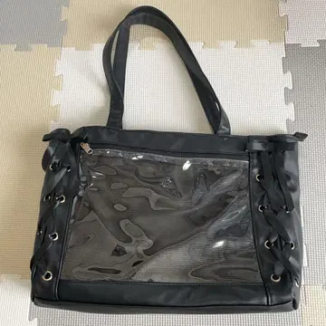 WEGO 레이스업 이타백 S 블랙