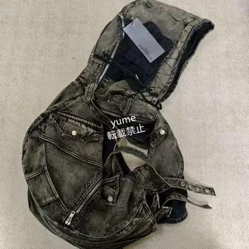 NO/FAITH STUDIOS DENIM HOOD BACKPACK
