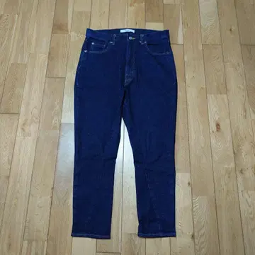 HARVESTY 다크 블루 스트레이트 데님
