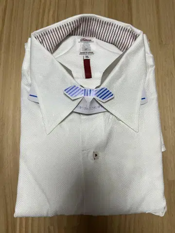 Fattuxa 화이트 메쉬 와이셔츠 M