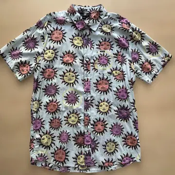 [ 새상품급 ] VOLCOM 클래식 핏 올 패턴 남성용 블라우스 XL