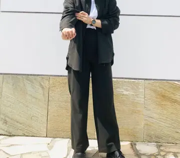브러쉬드 저지 셔츠 자켓 팬츠