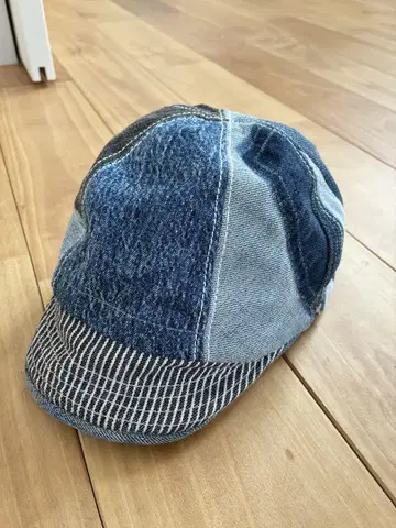 패치워크 데님 캡